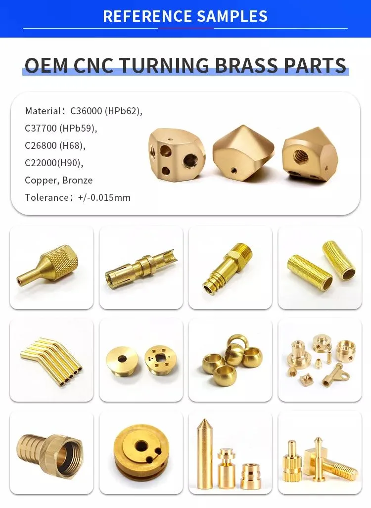 Customized Machining Aluminum 6061 Brass CNC Turning Mechanical Parts